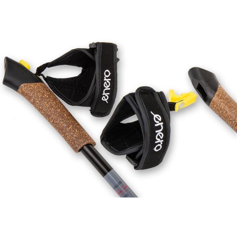 Enero Nordic Walking Poles 1-Sequential 110cm fekete sticks