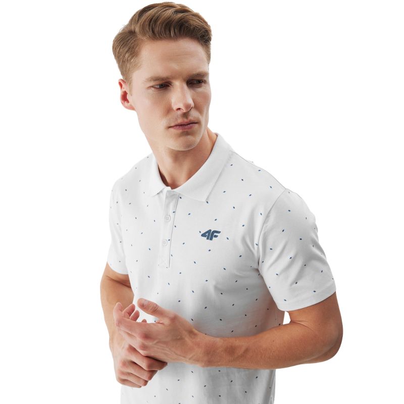 4F Men's T-shirt M0949 10S fehér póló