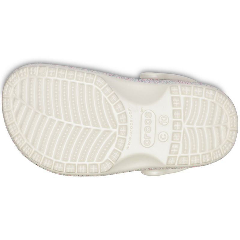 Crocs Classic Glitter Clog Jr 205441 szürke papucs