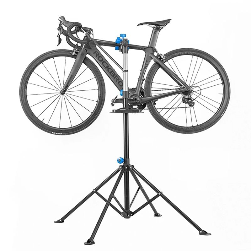 Rockbros MP-02 floor service stand for bicycles with knobs - black