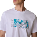 4F Men's T-shirt M2823 white 10S fehér póló 4FWSS26TTSHM282310S