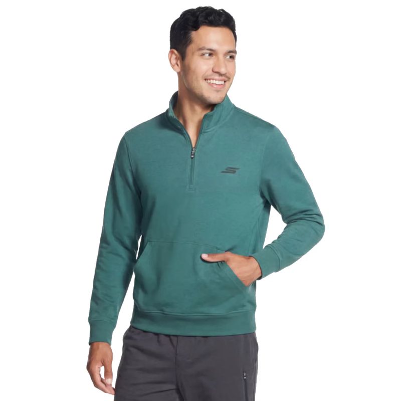 Skechers Weekend Easy 1/4 Zip Green