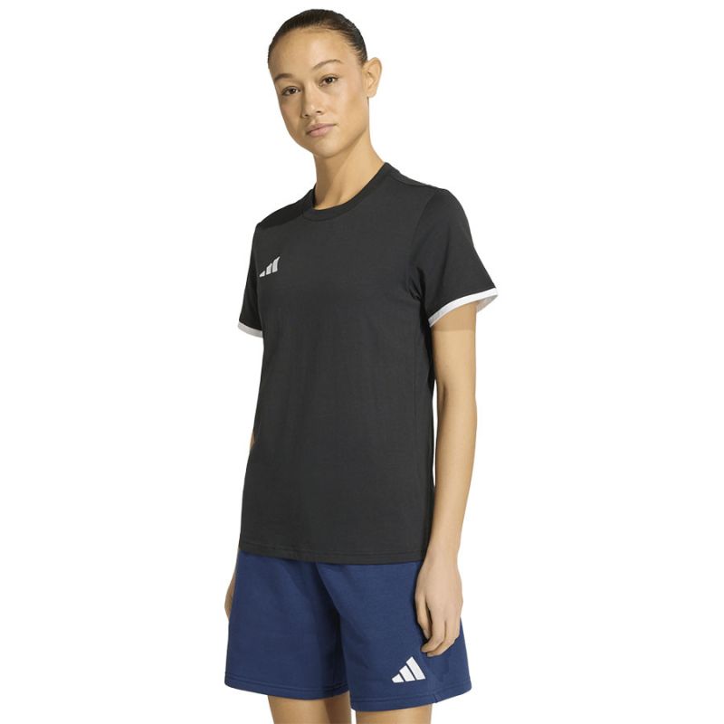 Women's adidas Entrada 26 Tee black JZ6682 2xs póló
