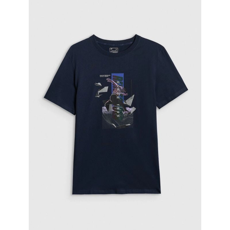 4F Men's regular printed T-shirt póló 4FRSS26TTSHM3659-31S