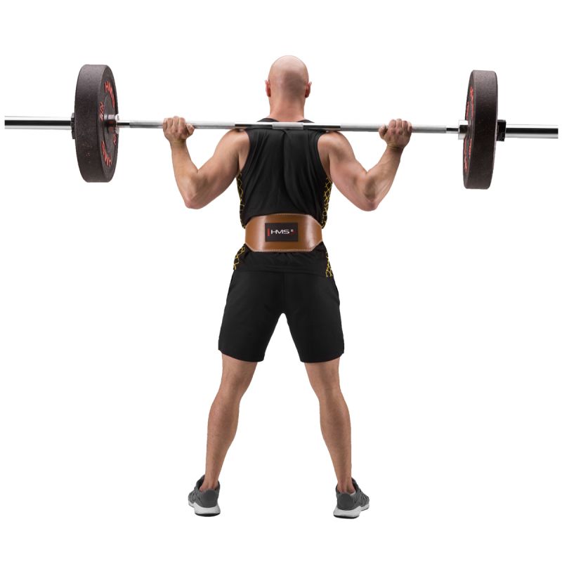 HMS Brown Size M Strength Training Belt barna öv 17-63-061