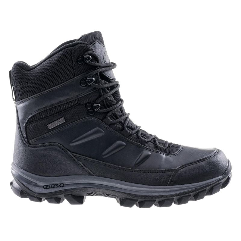 Elbrus Spike Mid Wp fekete cipő