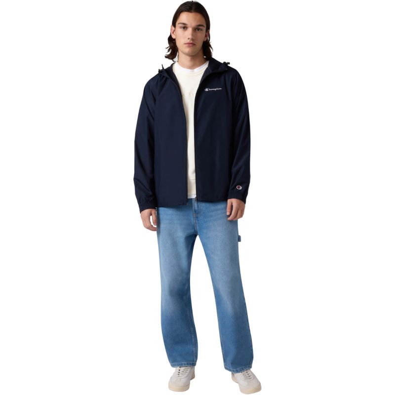 Champion Windbreaker Men's Navy Blue 222272 BS501 sötétkék kabát