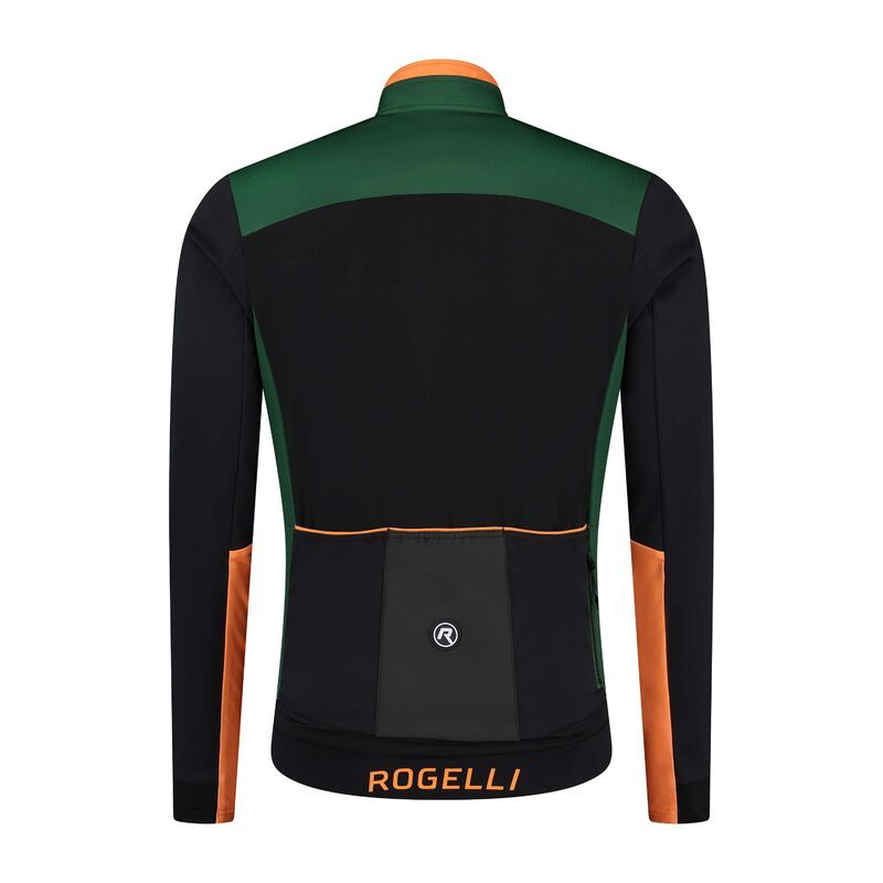 Rogelli winter CADENCE green-black- narancssárga dzseki