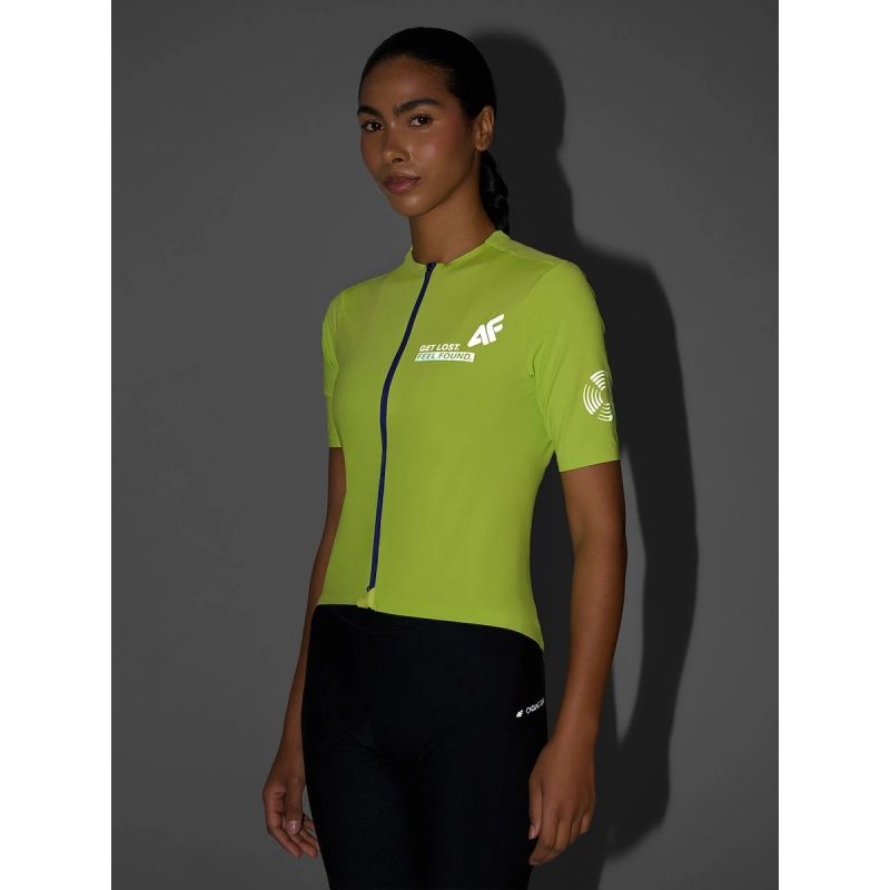 Women's cycling jersey with UPF50+ filter 4F
