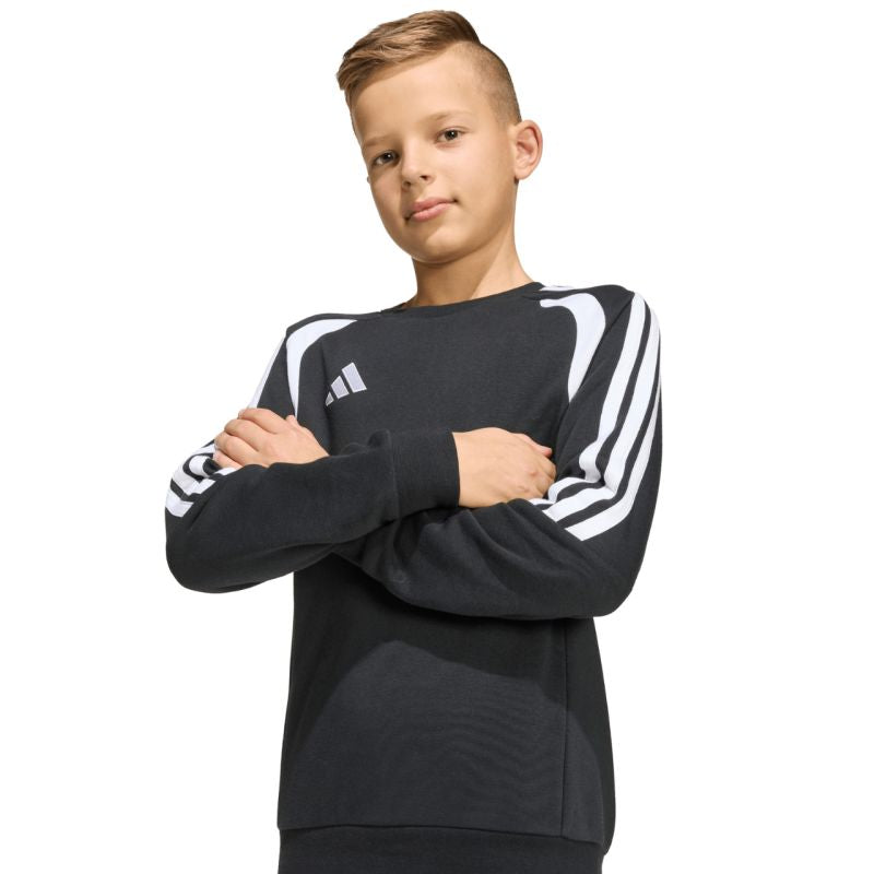 adidas Tiro 26 League Sweat Crew kids' sweatshirt black KF5822 104cm pulóver