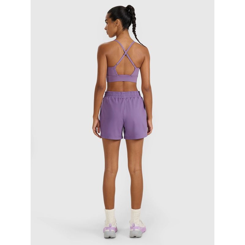 Women's quick-drying training 4F 4FWAW25TFSHF1038-53S short