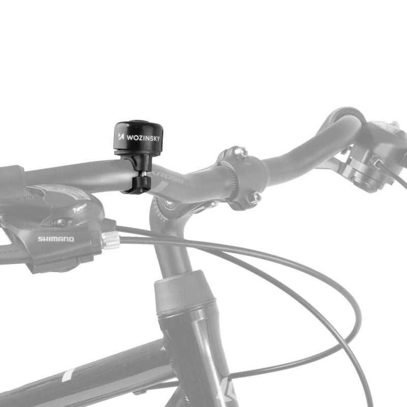Wozinsky WDR-B1 Bicycle Bell for Bikes and Scooters, Mechanical Aluminum - Black fekete elektronika 304004-210635