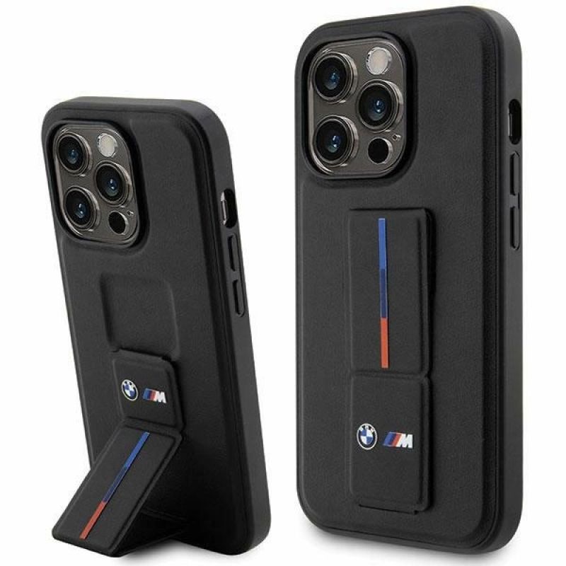 Case BMW BMHCP14X22GSLK iPhone 14 Pro Max 6.7" /black hardcase Grip Hot Stamp fekete pulóver