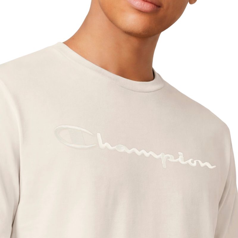Champion SS Tee Cream 220273 YS084 bézs póló