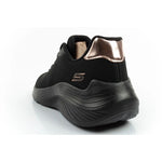 Skechers women's sports Bobs Squad Waves lightweight fashionable fekete utcai cipő