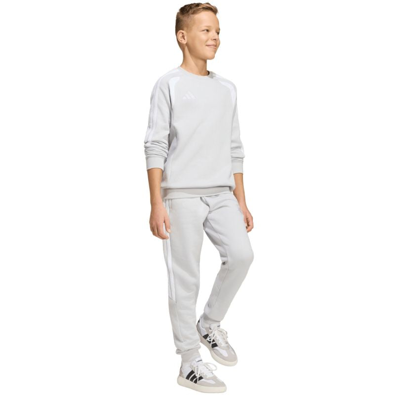 adidas Tiro 26 League Sweat Crew gray kids' sweatshirt KF5823 104cm pulóver