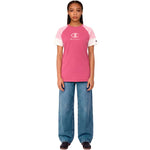 Champion SS Tee for Kids Pink 307719 PS029 rózsaszín gyerek póló 307719PS029