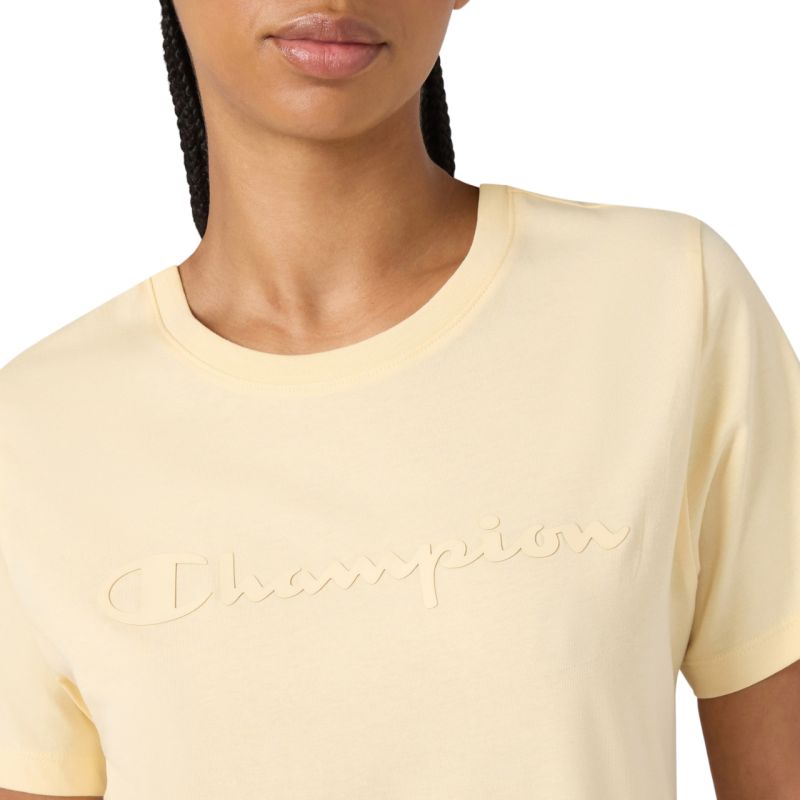 Champion Sleeve T-shirt Yellow 119125 YS175 sárga női póló 119125YS175