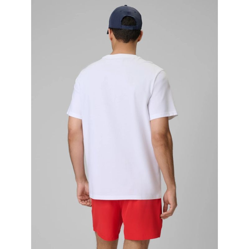4F Men's regular printed T-shirt 3xl póló 4FWSS26TTSHM2783-10S