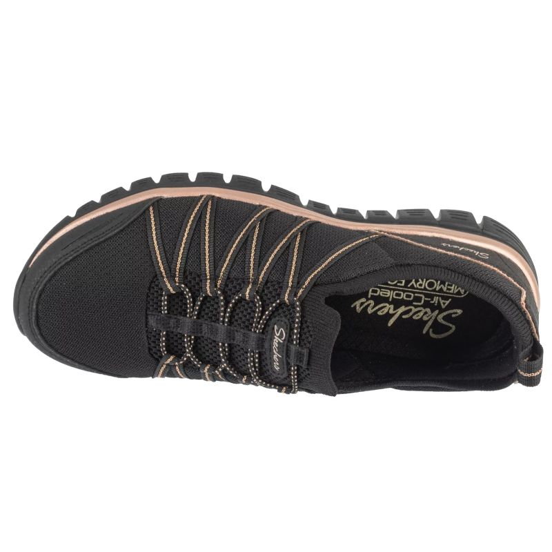 Skechers Graceful - Purecrush Black, fekete utcai cipő 100888-BKRG