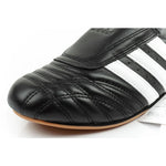 Adidas Women's Taekwondo Sports Shoes Black Leather Slip-On fekete zokni