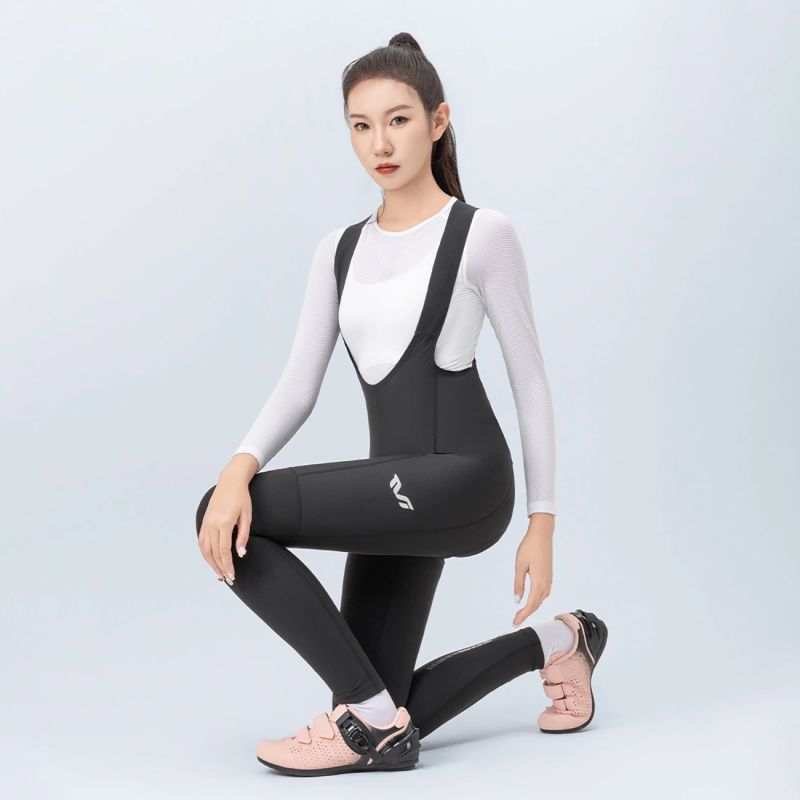 Rockbros TVI Women's Cycling Bib with Pad - Black fekete nadrág 15310004003-211709