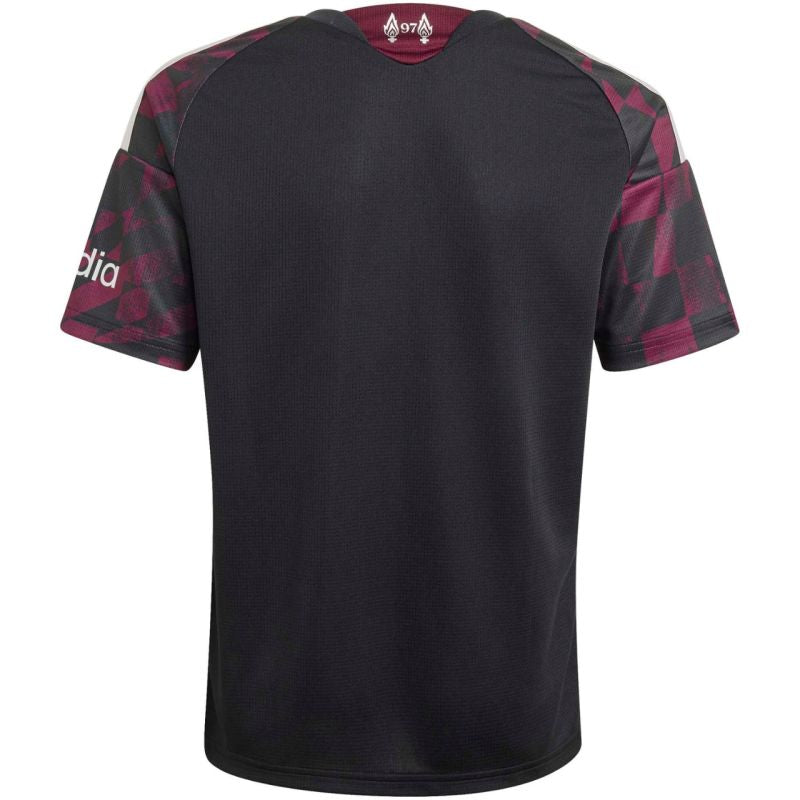 Adidas Liverpool FC 26/27 Third Jersey Kids' Shirt Black and rózsaszín kiegészítő KB8284