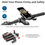 Rockbros 699-BK Aluminium Alloy Bicycle Phone Holder – Black fekete telefontartó Rockbros-699-BK