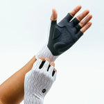 Rockbros Road Cycling Gloves Size: - White/Black fekete kesztyű