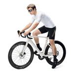 Rockbros 15200025 Short Sleeve Cycling Jersey Size S - White biały \ s póló
