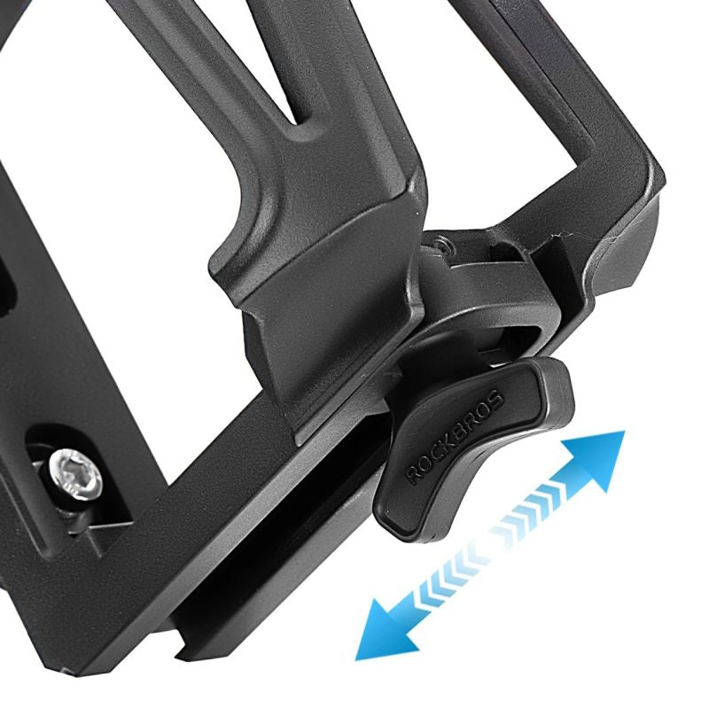 Rockbros 31210029 Motorcycle Bottle Holder - Black and Red piros training equipment