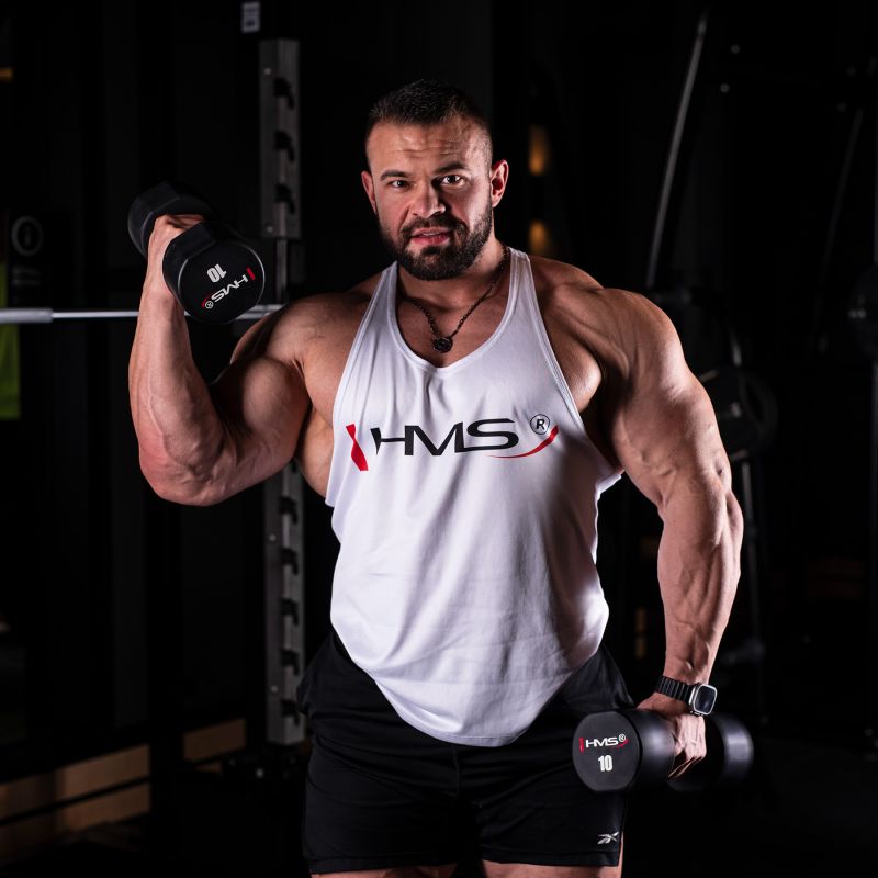 HMS HPT04 2 x 4 KG POLYURETHANE TPU Dumbbells súlyzó 17-66-213