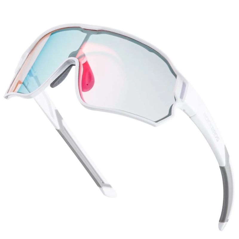 Rockbros children's glasses with photochromic white