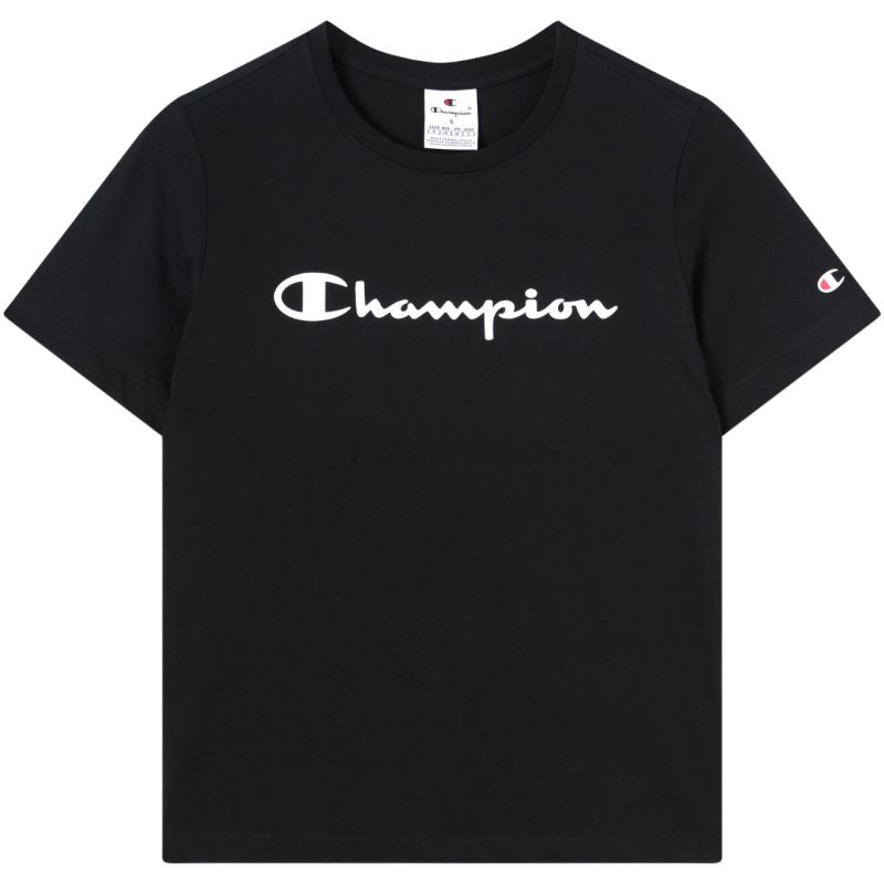 Champion Sleeve T-shirt Black 118428 KK001 fekete női póló 118428KK001