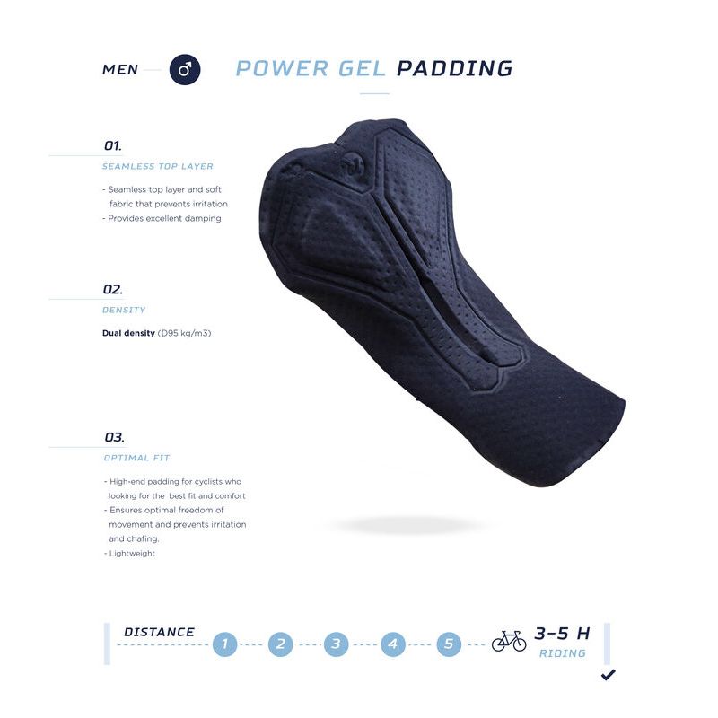 Rogelli HERO II black and blue kék short