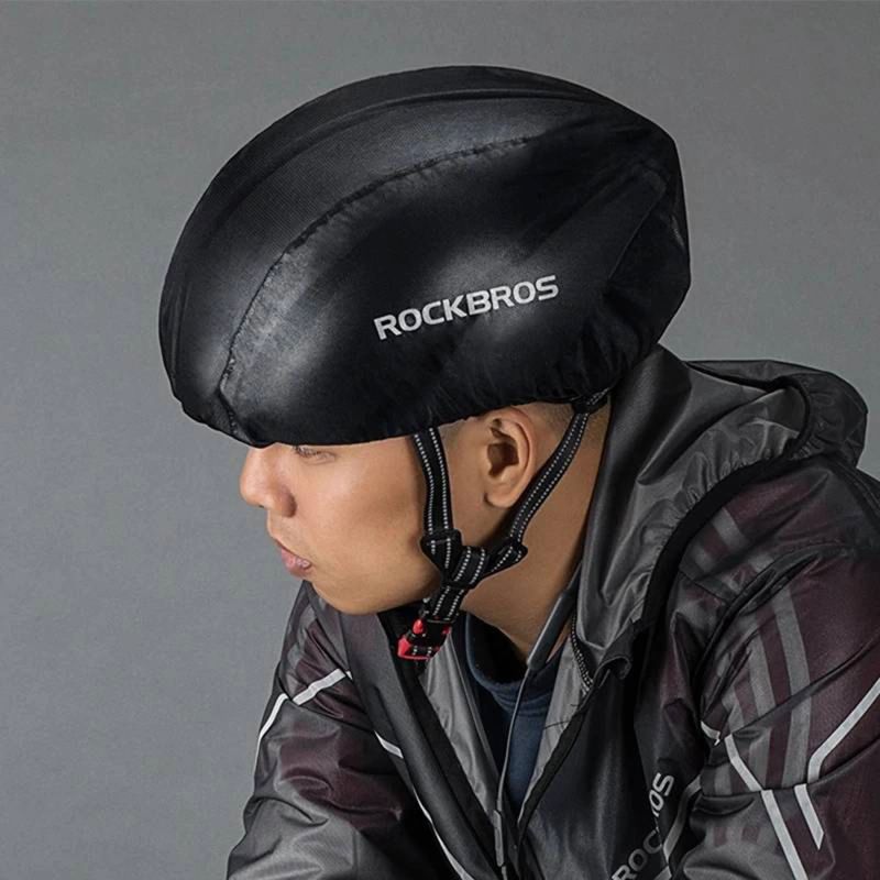 Rockbros rain cover - black czarny covers