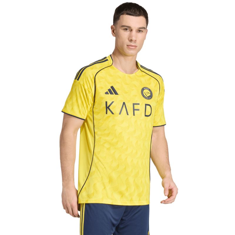 Adidas Men's Al Nassr FC 2025/2026 Home Jersey Yellow sárga férfi póló JN7982