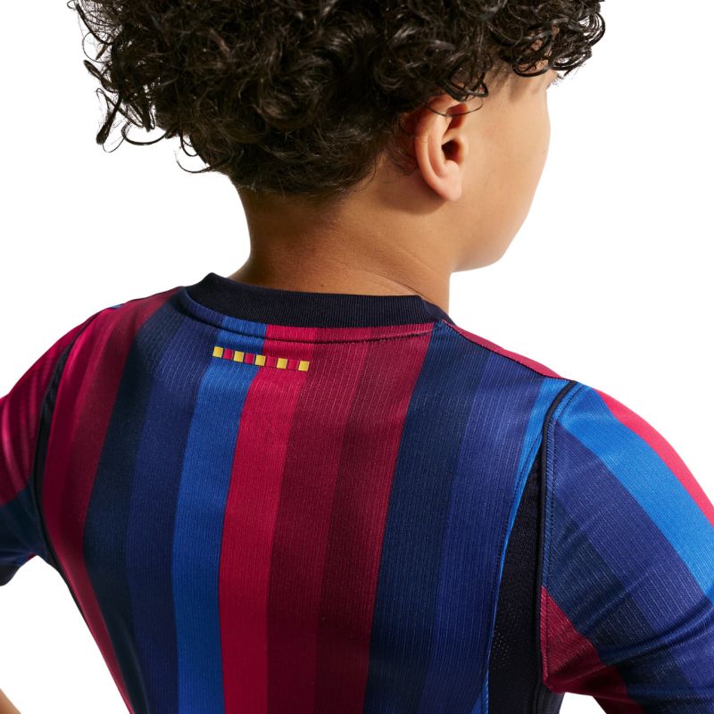 Nike FC Barcelona 2026/27 Stadium Home Kids' Jersey Burgundy kék kiegészítő II1624683