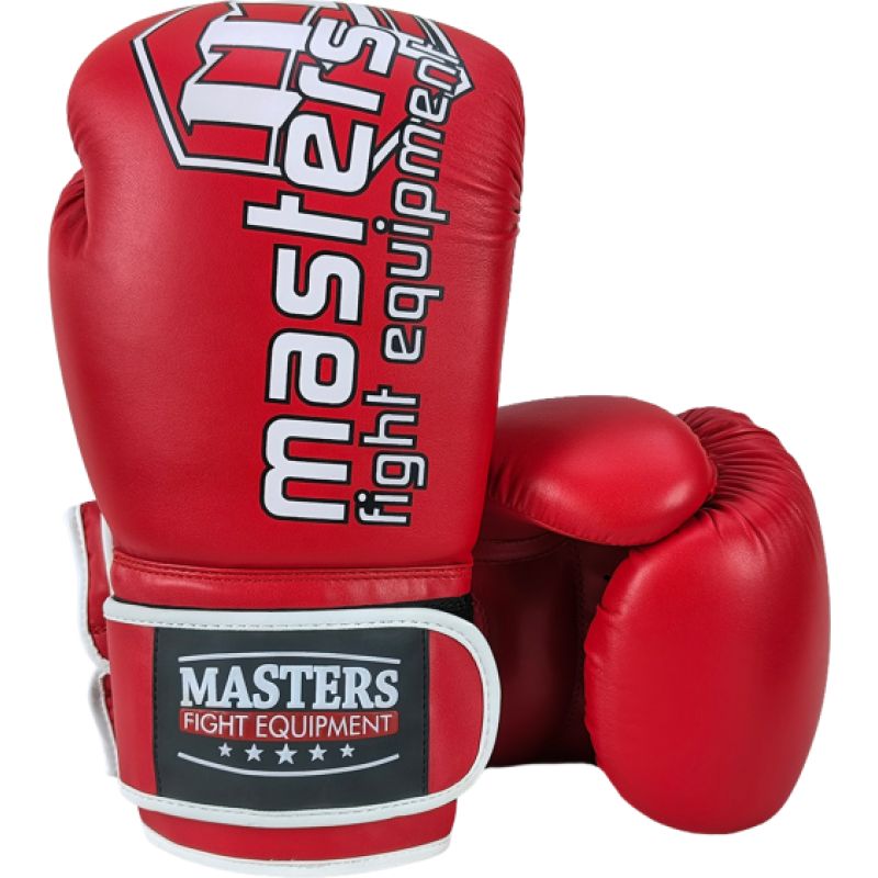 MASTERS FIGHT EQUIPMENT RPU-SMART red boxing gloves piros kesztyű 01302-10
