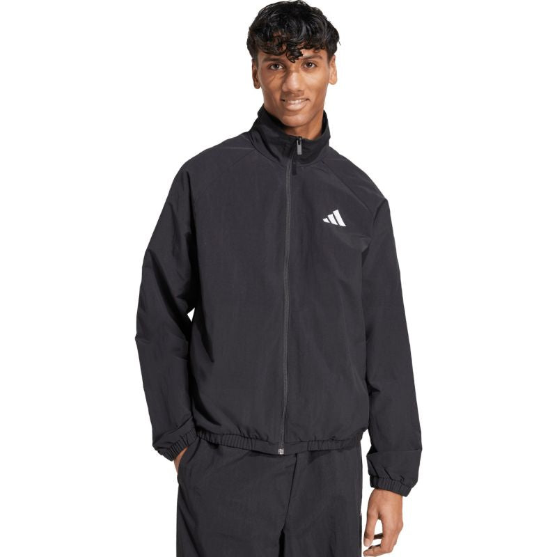 Adidas Men's Essential Small Logo Windbreaker Black fekete dzseki JM1772