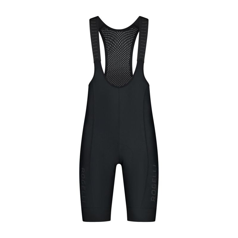 Rogelli Men's ESSENTIAL III Bib Shorts, black, 3XL fekete férfi kerékpáros nadrág SIRC1200008.000.3XL