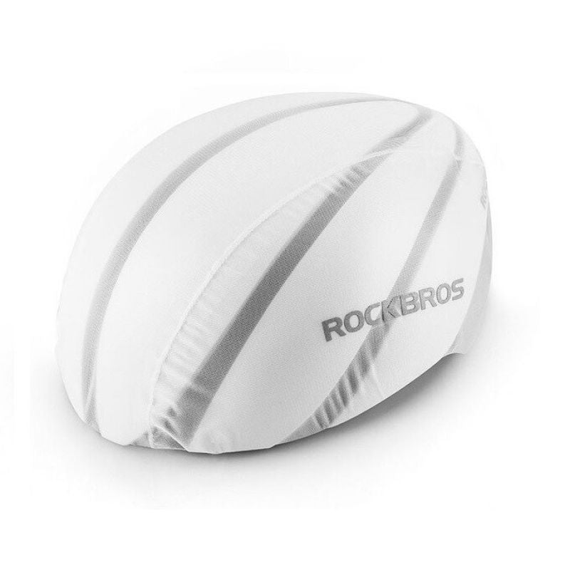 Rockbros Waterproof Helmet Cover White fehér helmets, covers