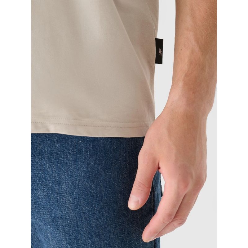 Men's oversized printed T-shirt 4F 4FRSS24TTSHM2535-83S póló