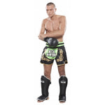 TOP TEN "KICKBOXING" NEON Muay Thai zielono - czarny+m short