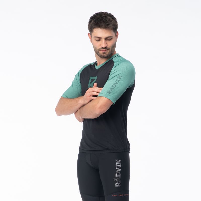 Radvik Yankee Mtb GTS cycling jersey fekete póló