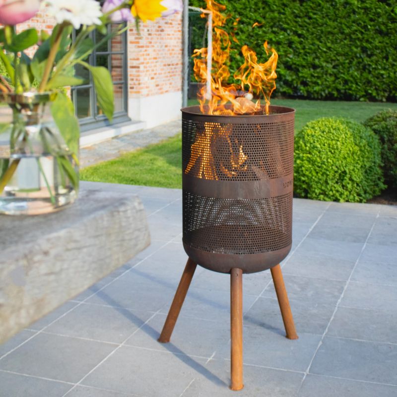 Bonfeu garden fire pit Bonves 45 basket black fekete póló