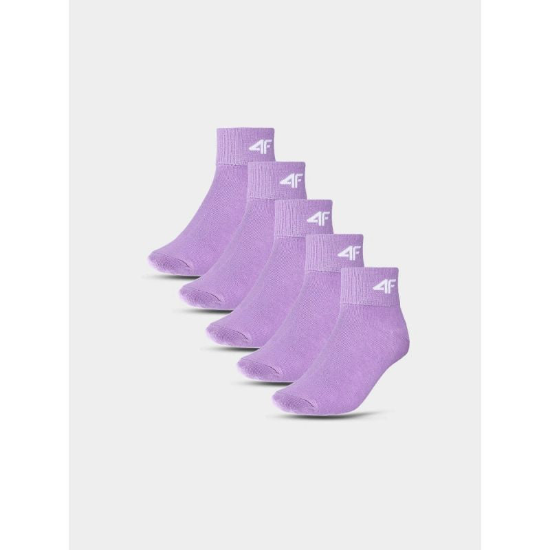 Casual ankle socks (5-pack) for children 4F 4FJWMM00USOCU295-92S