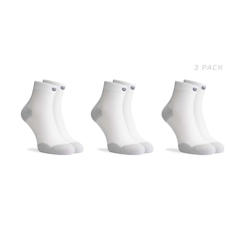 Rogelli CORE Running Socks 3-Pack, White, 44–47 fehér kerékpáros ruha SIROG352566.44.47