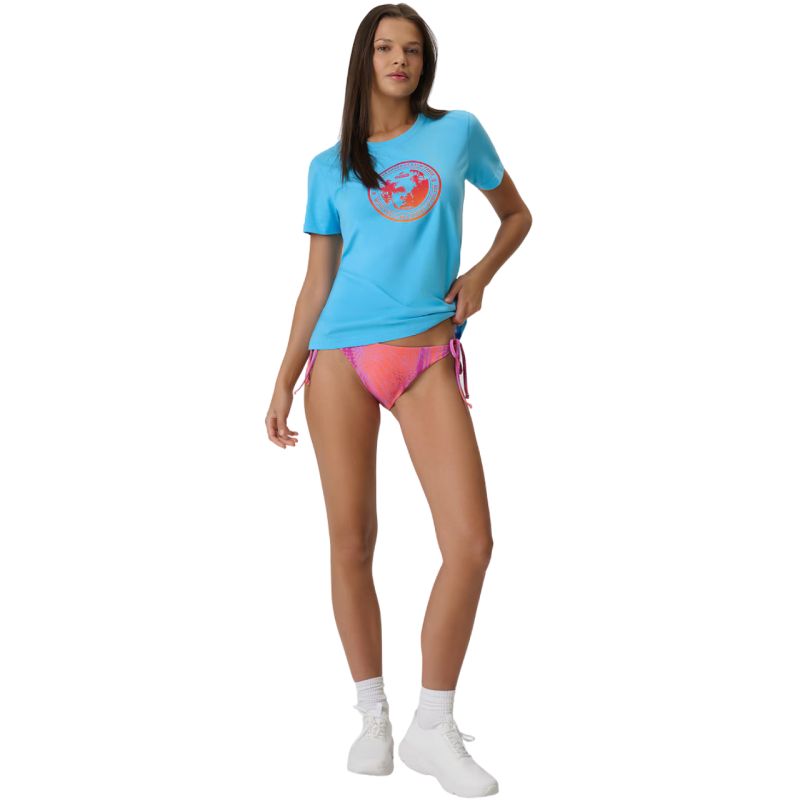4F Women's T-shirt F2718 33S kék póló 4FWSS26TTSHF271833S