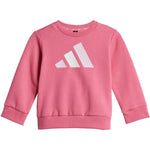 Adidas Essentials Pink and Gray Kids Tracksuit JY0303